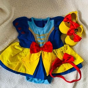 Disney Snow White Costume for Baby with Bow and Shoes
